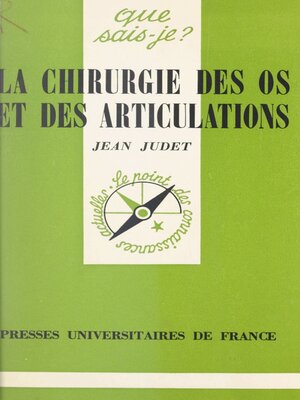 cover image of La chirurgie des os et des articulations